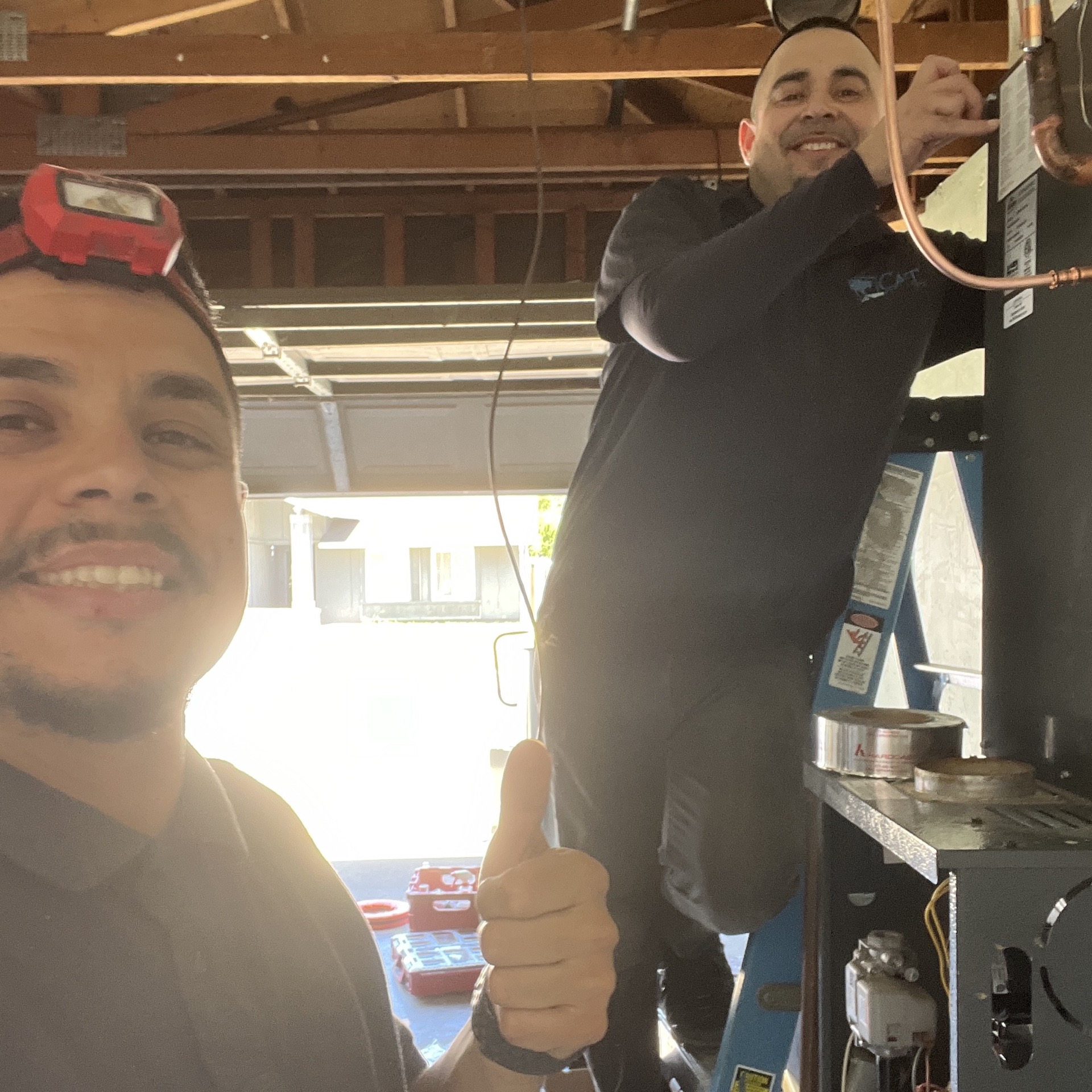 Friendly HVAC technician providing honest HVAC service and repair